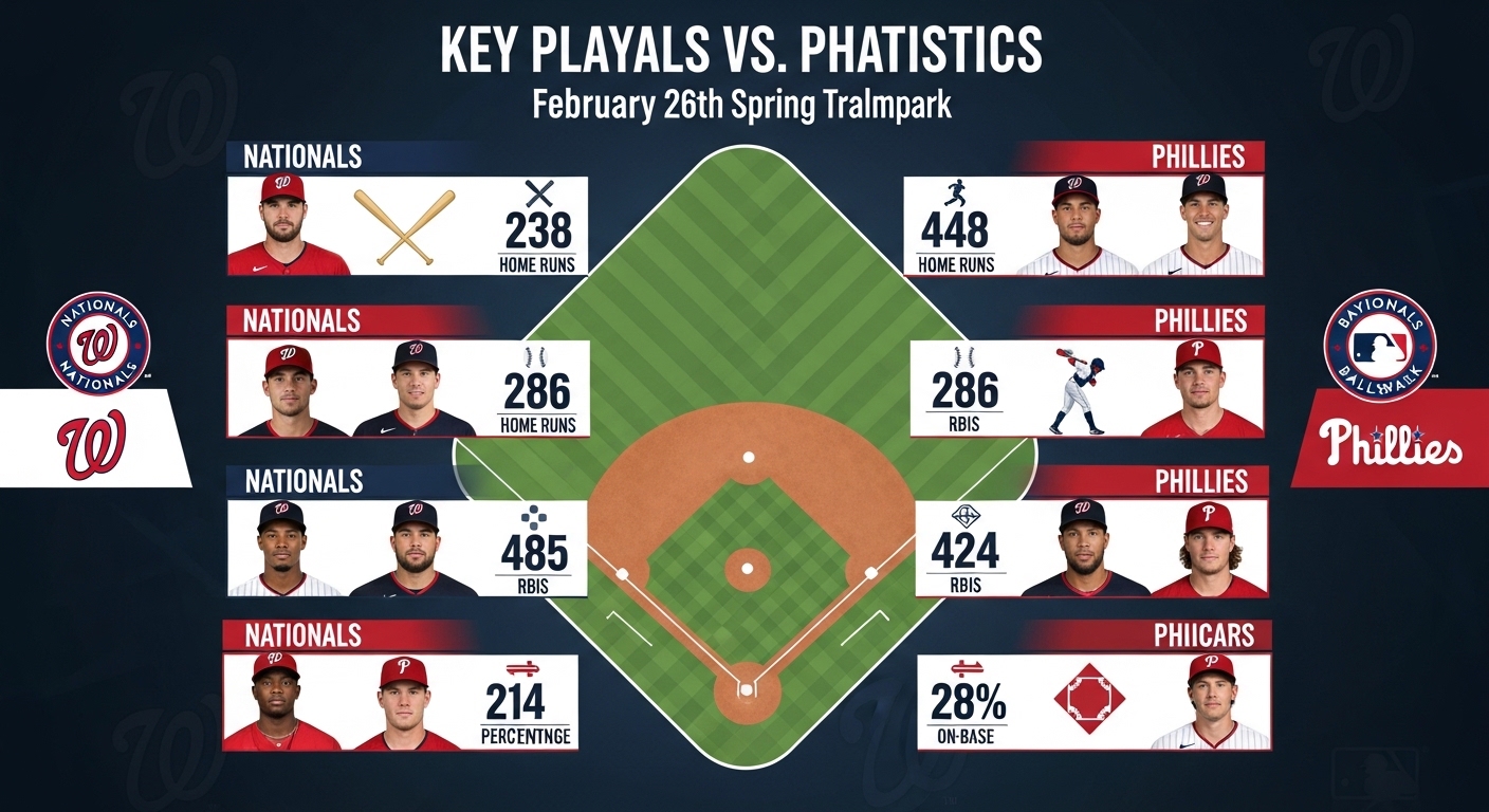 Washington Nationals vs Phillies Match Player Stats